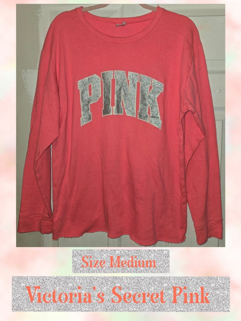 PINK Victoria's Secret  Long-Sleeve T-shirt Sz M